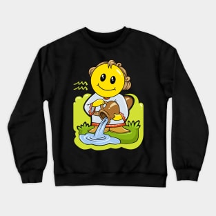 Smiley Aquarius Crewneck Sweatshirt